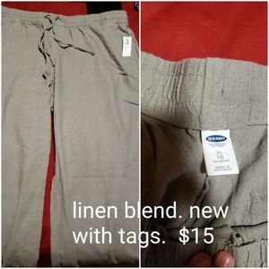 Old Navy Linen Blend Pants